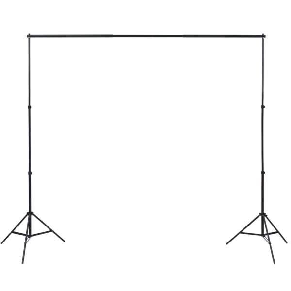  Fotostudio Set 3 Baumwolle-Hintergründe Rahmen verstellbar 3x5m