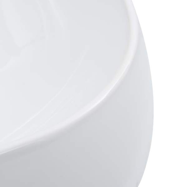  Waschbecken 44,5 x 39,5 x 14,5 cm Keramik Weiß