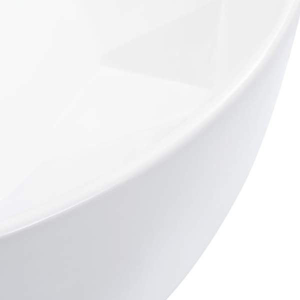  Waschbecken 36 x 14 cm Keramik Weiß