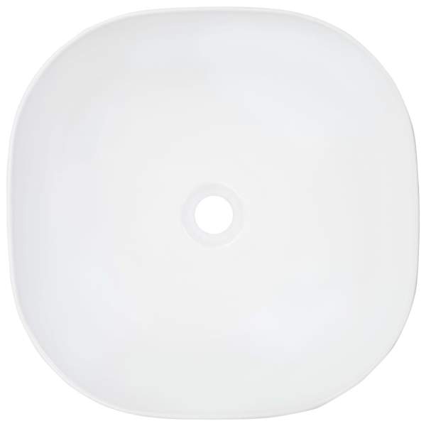  Waschbecken 42,5 x 42,5 x 14,5 cm Keramik Weiß