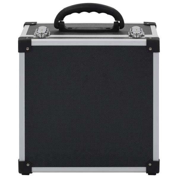  CD-Koffer für 40 CDs Aluminium ABS Schwarz