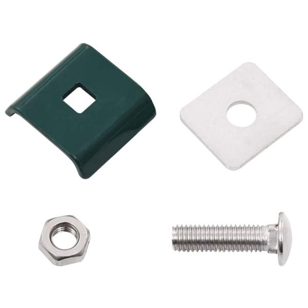  Gittermattenverbinder 25 Sets Grün