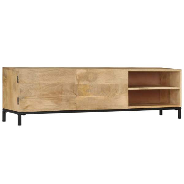  TV-Schrank 145x30x41 cm Massivholz Mango