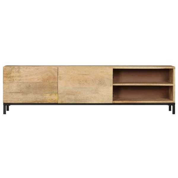  TV-Schrank 145x30x41 cm Massivholz Mango