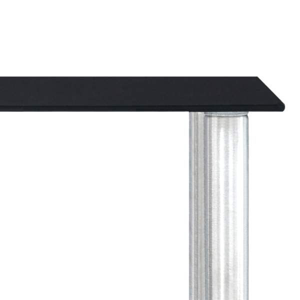  Küchenregal Schwarz 45×16×26 cm Hartglas