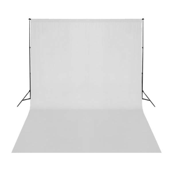  Fotohintergrund Baumwolle Weiß 500 x 300 cm 