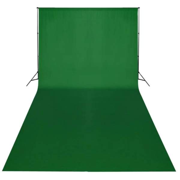  Fotohintergrund Baumwolle Grün 600 x 300 cm Chroma-Key