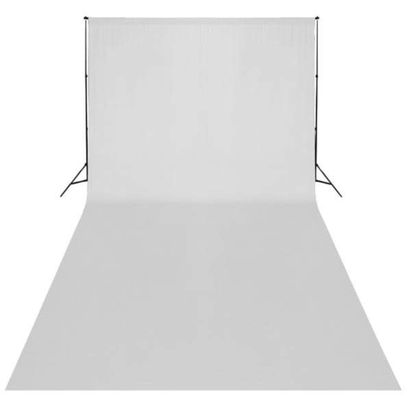  Fotohintergrund Baumwolle Weiß 600 x 300 cm 