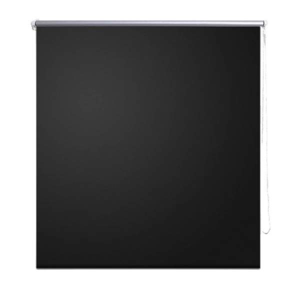 Verdunkelungsrollo Verdunklungsrollo 100 x 230 cm schwarz