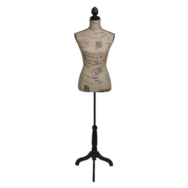 Damenbüste Schneiderpuppe Büste Torso Angezogen Mannequin Jute