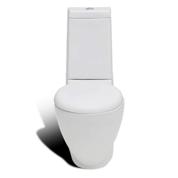  Toilette und Bidet Set Weiß Keramik