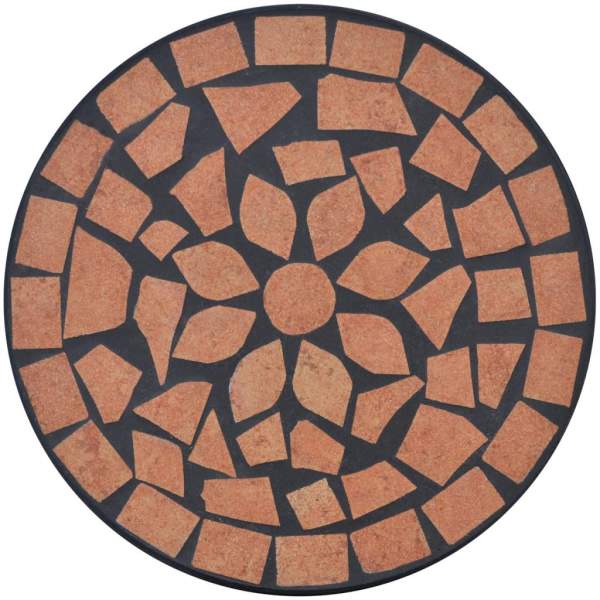  Beistelltisch Mosaik Terracotta