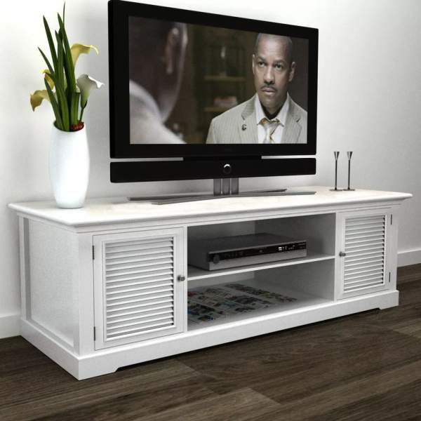  TV-Schrank Weiß Holz