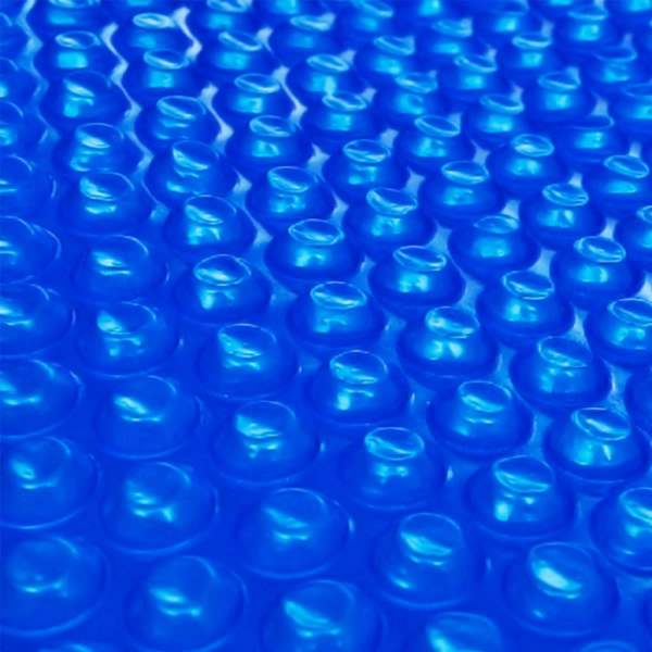 Rechteckige Pool-Abdeckung PE Blau 450 x 220 cm