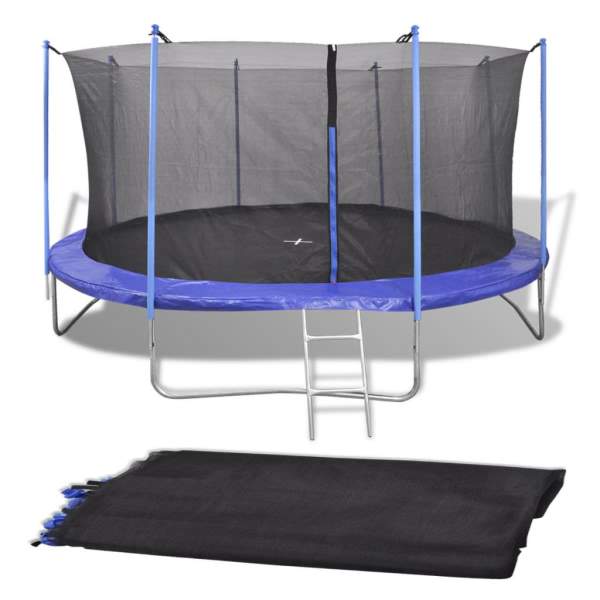  Sicherheitsnetz PE Schwarz für 3,05 m Runde Trampoline