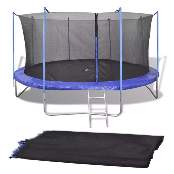  Sicherheitsnetz PE Schwarz für 4,57 m Runde Trampoline