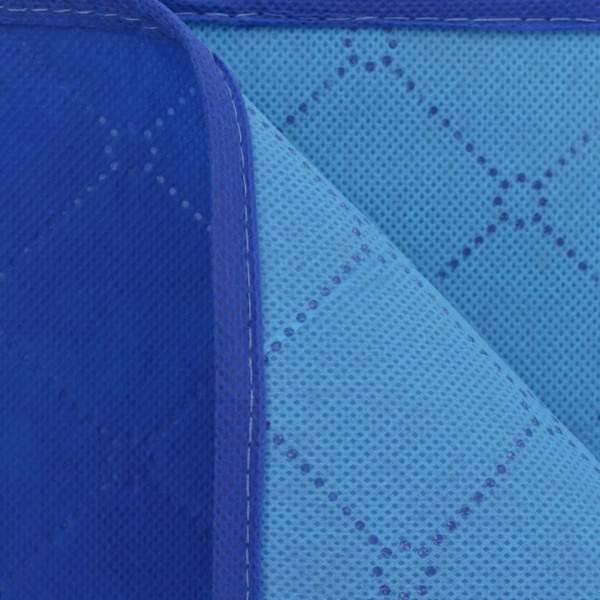  Picknickdecke Blau und Hellblau 100x150 cm