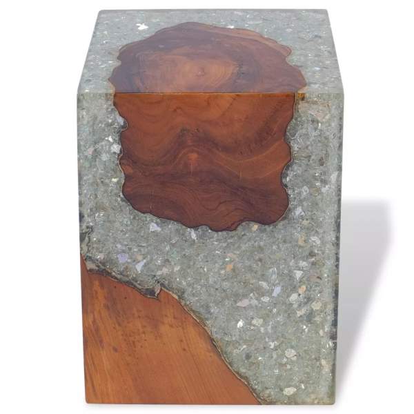 Hocker Teak Harz 30x30x40 cm Hocker Teak Harz 30x30x40 cm
