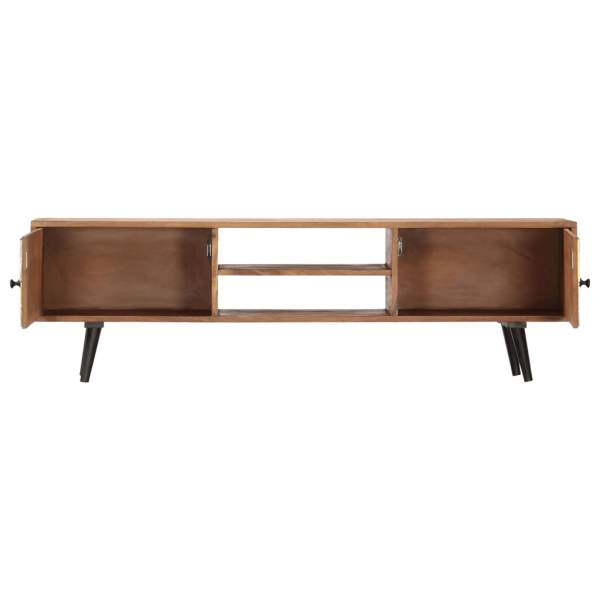  TV-Schrank 140×30×40 cm Massivholz Akazie