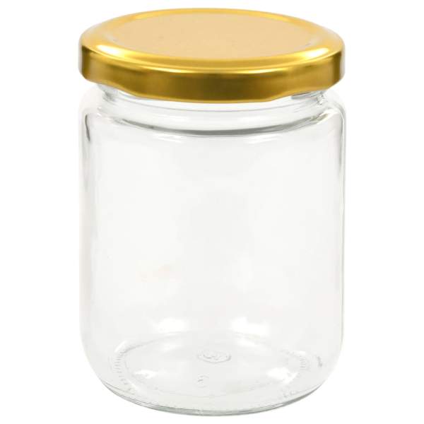  Marmeladengläser mit Goldenem Deckel 48 Stk. 230 ml