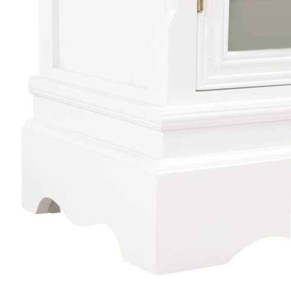  Sideboard Weiß 70x28x70 cm Massivholz Kiefer