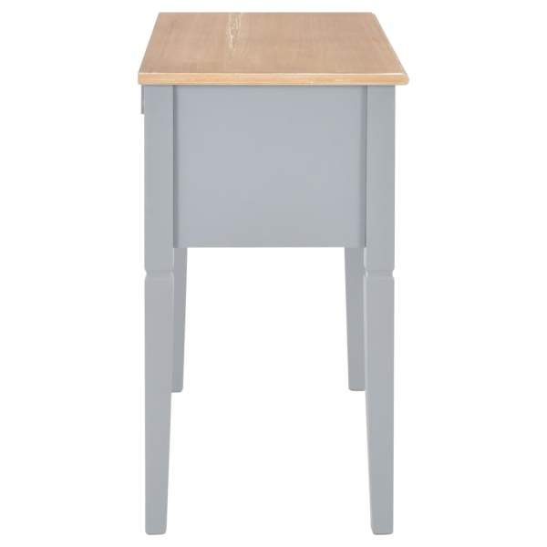  Schreibtisch Grau 109,5 x 45 x 77,5 cm Holz