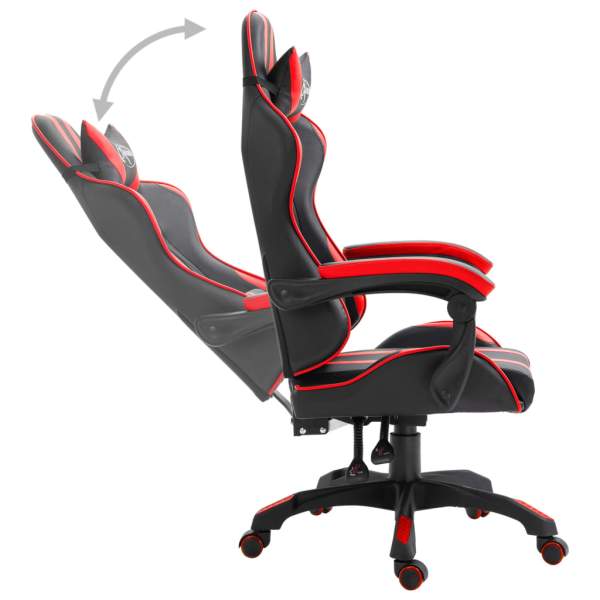  Gaming-Stuhl Rot PU