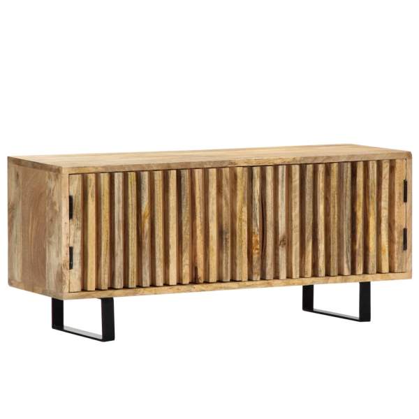  TV-Schrank 90x30x40 cm Massivholz Mango