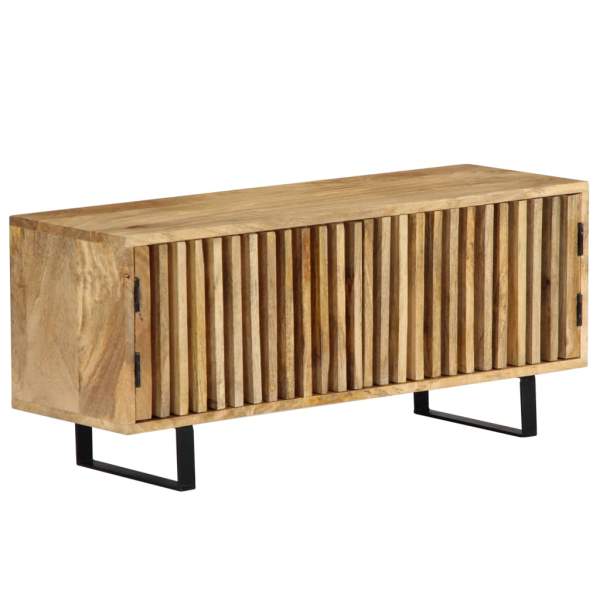  TV-Schrank 90x30x40 cm Massivholz Mango