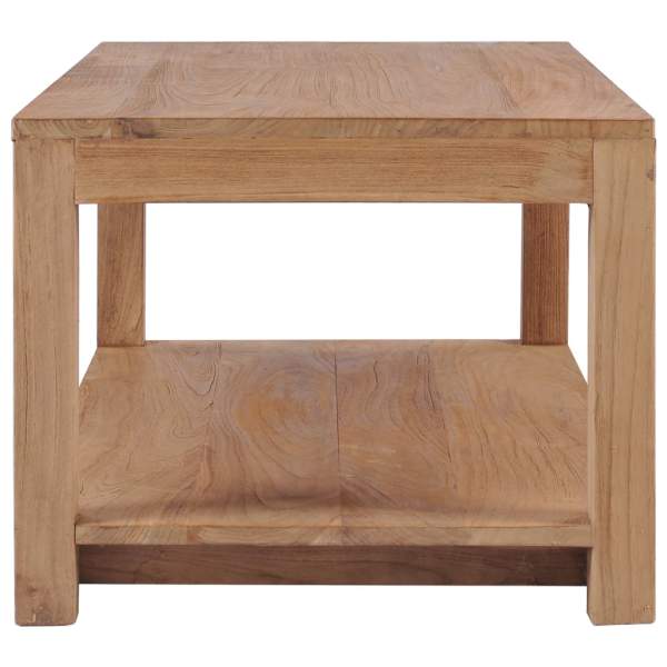  Couchtisch 100x50x40 cm Massivholz Teak