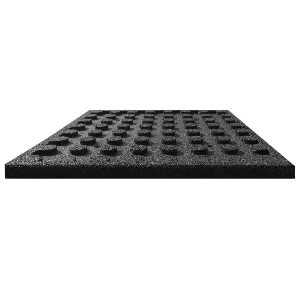 Fallschutzfliesen 24 Stk. Gummi 50 x 50 x 3 cm Schwarz Fallschutzfliesen 24 Stk. Gummi 50 x 50 x 3 cm Schwarz