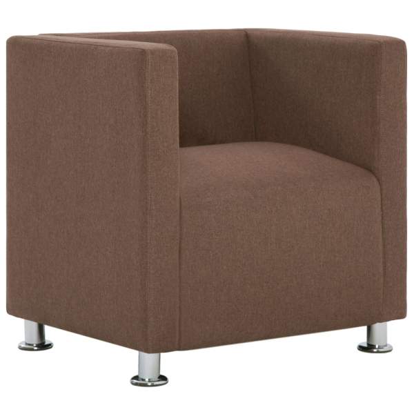  Clubsessel Braun Polyester