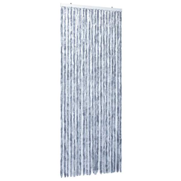 Insektenschutz-Vorhang Silbern 90x220 cm Chenille