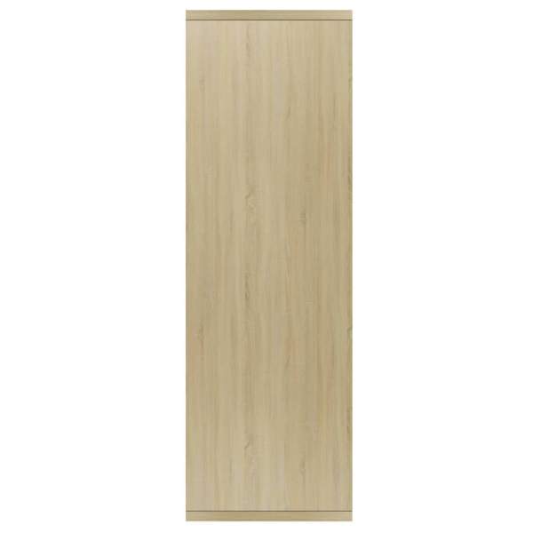  Bücherregal/Sideboard Sonoma Eiche 50x25x80 cm Holzwerkstoff