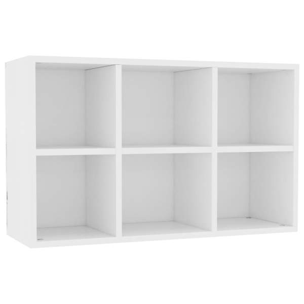  Bücherregal/Sideboard Weiß 66x30x98 cm Holzwerkstoff