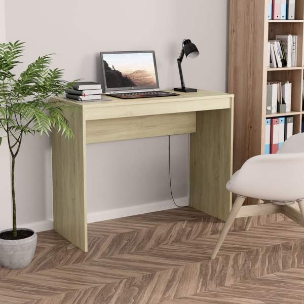  Schreibtisch Sonoma-Eiche 90x40x72 cm Holzwerkstoff