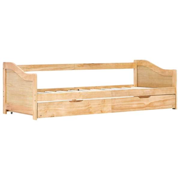  Ausziehsofa Bettgestell Kiefernholz 90 x 200 cm