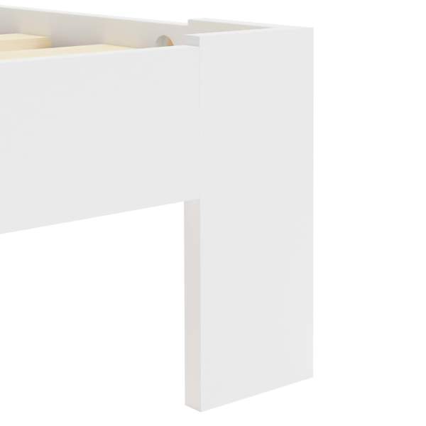  Bettgestell Weiß Massivholz Kiefer 100 × 200 cm