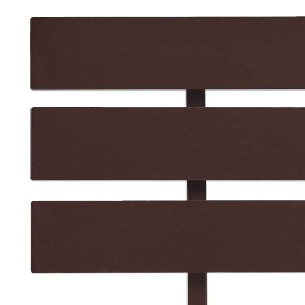  Bettgestell Dunkelbraun Massivholz Kiefer 100×200 cm