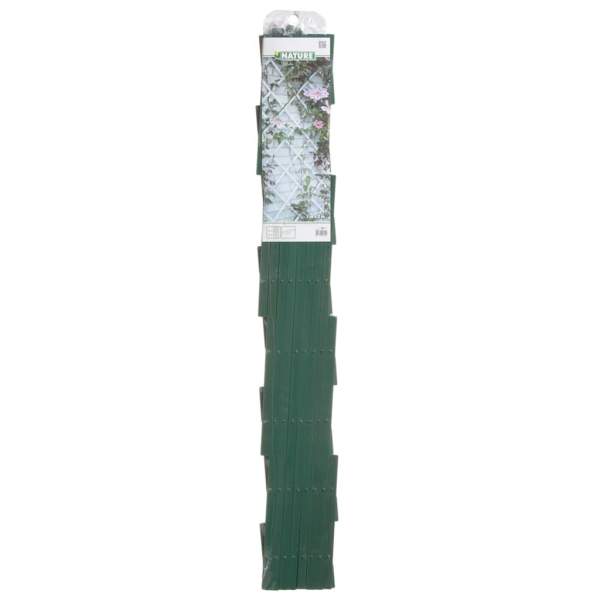 Nature Garten-Rankgitter 2 Stk. 100×200 cm PVC Grün