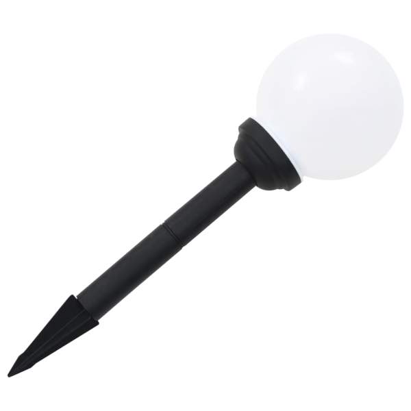  Außen-Solarlampen 8 Stk. LED Kugel 15 cm RGB