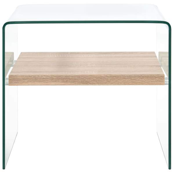 Couchtisch Transparent 50×50×45 cm Hartglas Couchtisch Transparent 50×50×45 cm Hartglas
