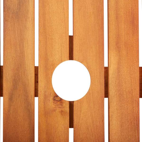  Gartentisch 88x88x74 cm Massivholz Akazie