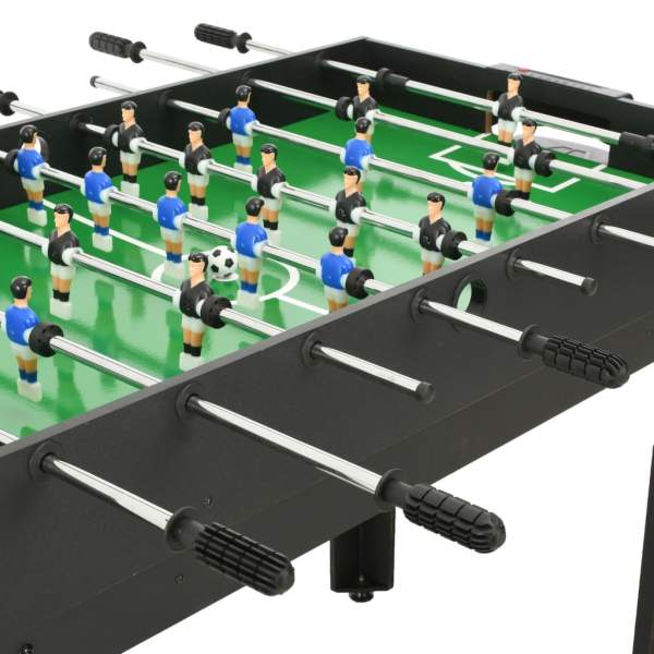  15-in-1 Multigame-Tisch 121×61×82 cm Schwarz