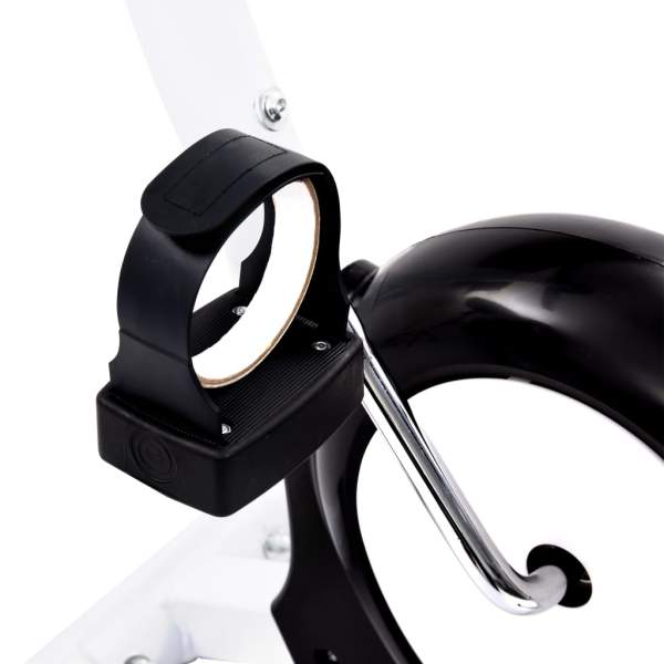  Heimtrainer mit Gurtwiderstand Schwarz