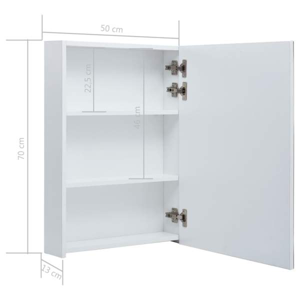  LED-Spiegelschrank 50x13x70 cm