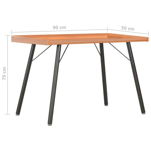  Schreibtisch Braun 90×50×79 cm