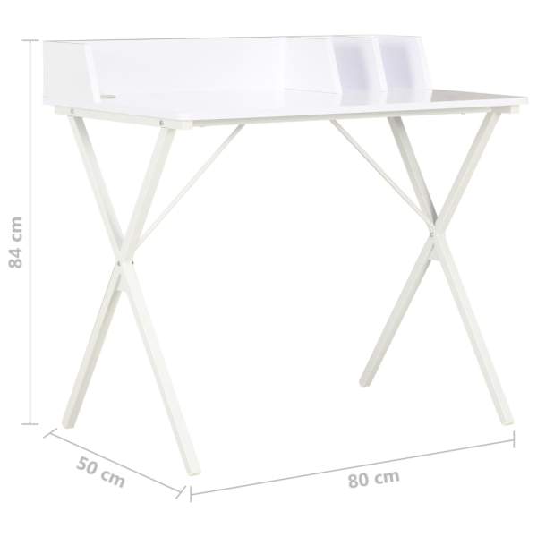  Schreibtisch Weiß 80x50x84 cm