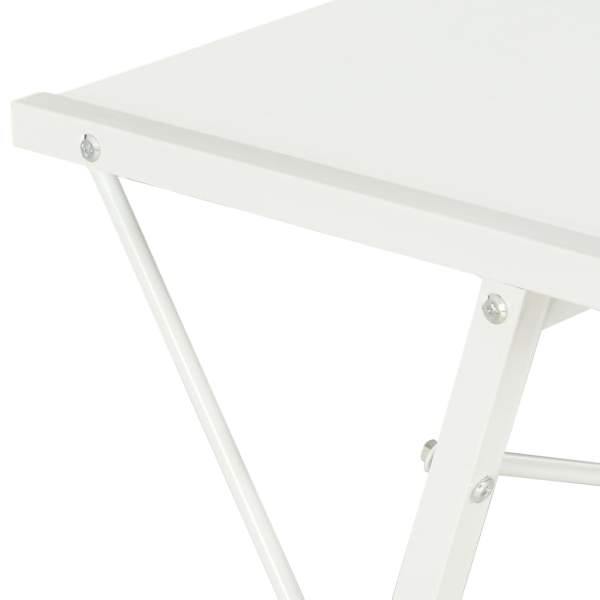  Schreibtisch mit Regal Weiß 116×50×93 cm