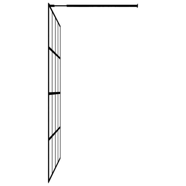  Duschwand für Walk-in Dusche Klares Sicherheitsglas 100x195 cm